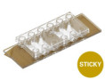80238-120 sticky-Slide Tissue Engineering, Bulk Box 120: sterilized, individually packed, 8 per tray, 15 trays ( 120 pcs/pkg )